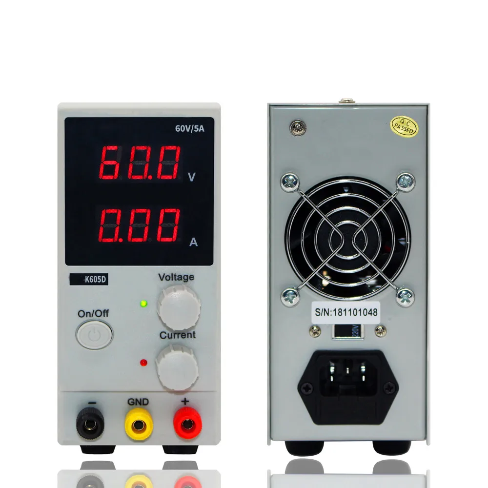 K605D EU Plug 60V 5A DC Voltage Regulator Stabilizers Adjustable Power