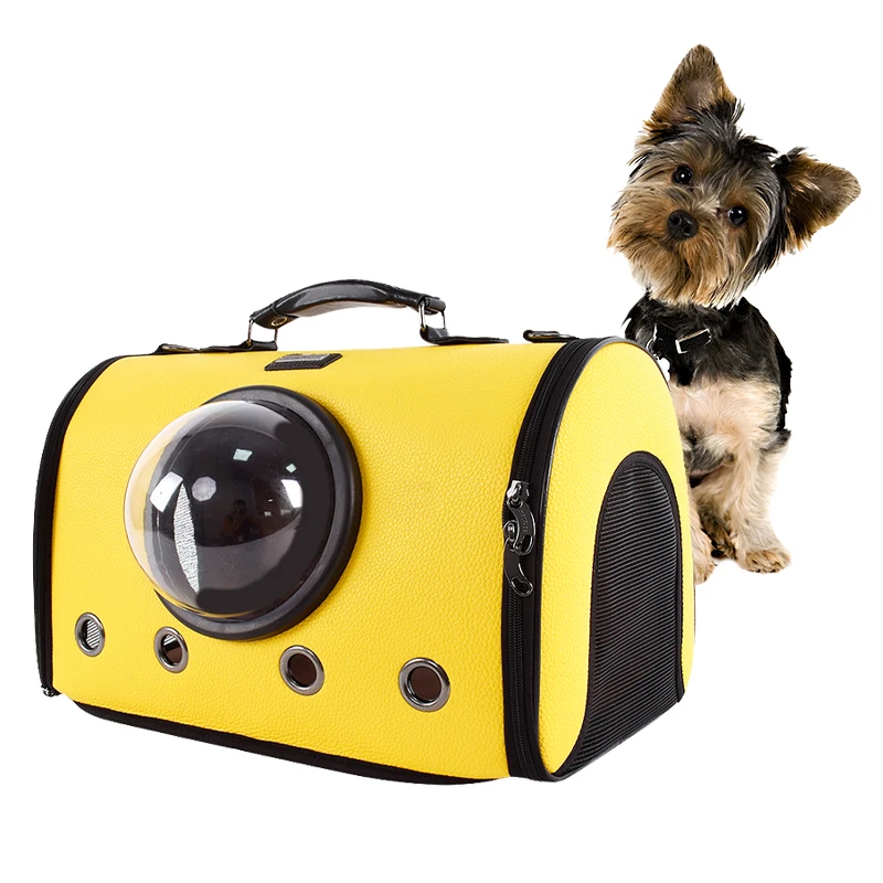 

Handbag Carrier for Cats Dogs Space Capsule Bubble Waterproof Breathable Soft- sided Pet Travel Carrier with Transparent Window