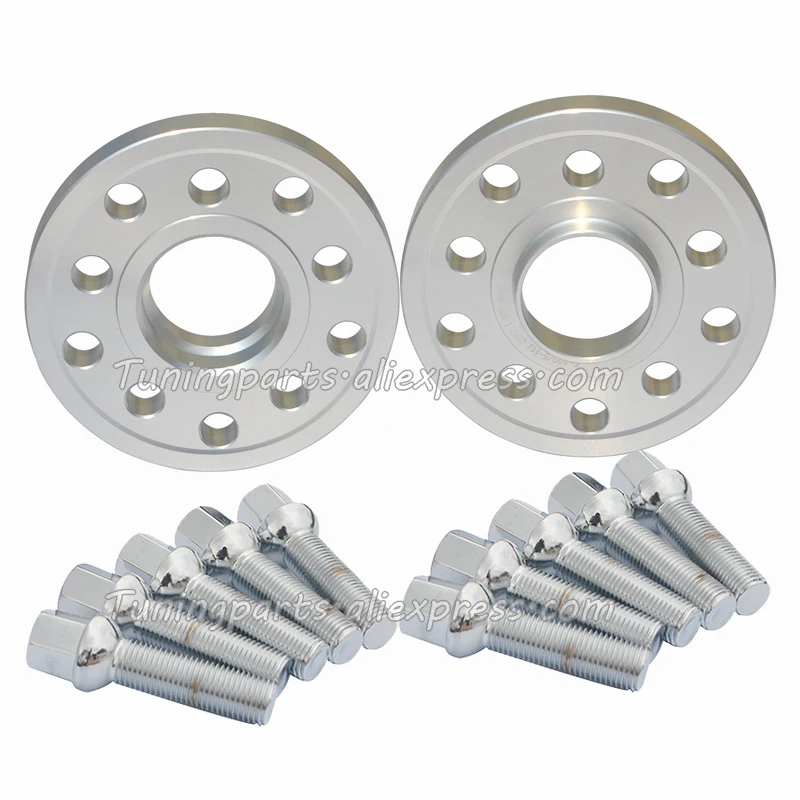 2pcs/lot Pcd 5x112 5x100 Center Bore 57.1mm Thickness 20mm Aluminum Wheel Spacer Adapters With