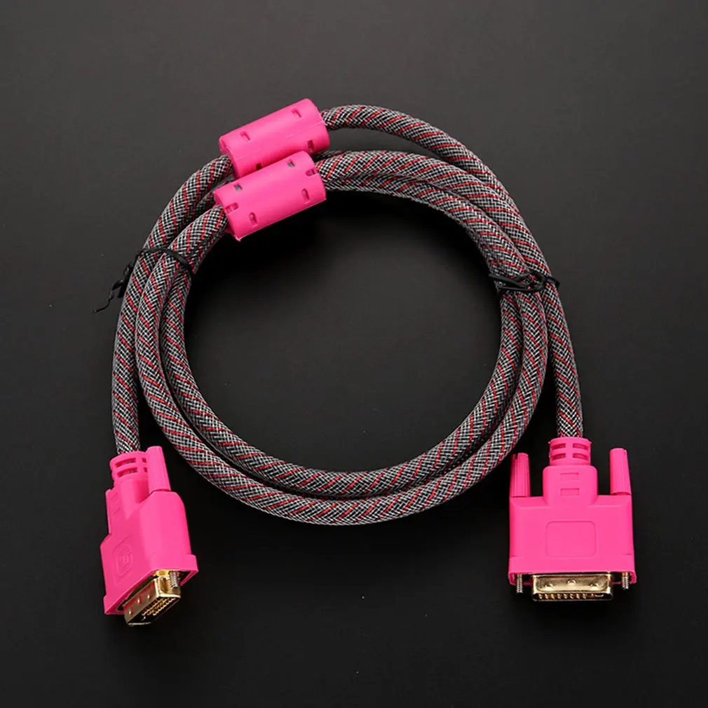 1.5m DVI Data Cable 24+1 Computer Monitor High Definition Video Cable