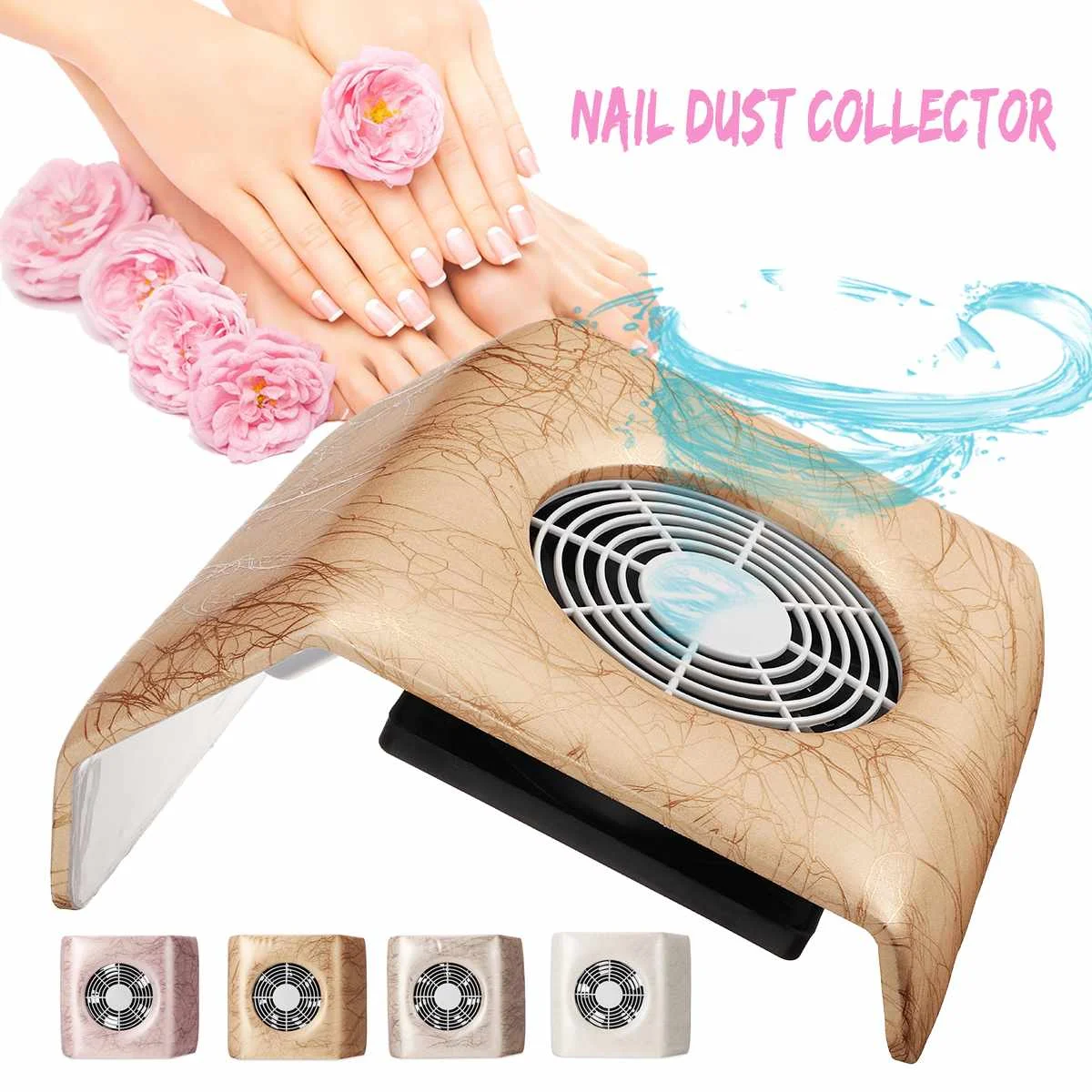 

40W Nail Dust Collector Vacuum Cleaner Manicure Set Machine UV Gel Nail Polish Cleaner Manicure Tools For Nail Art Dust Cleaner