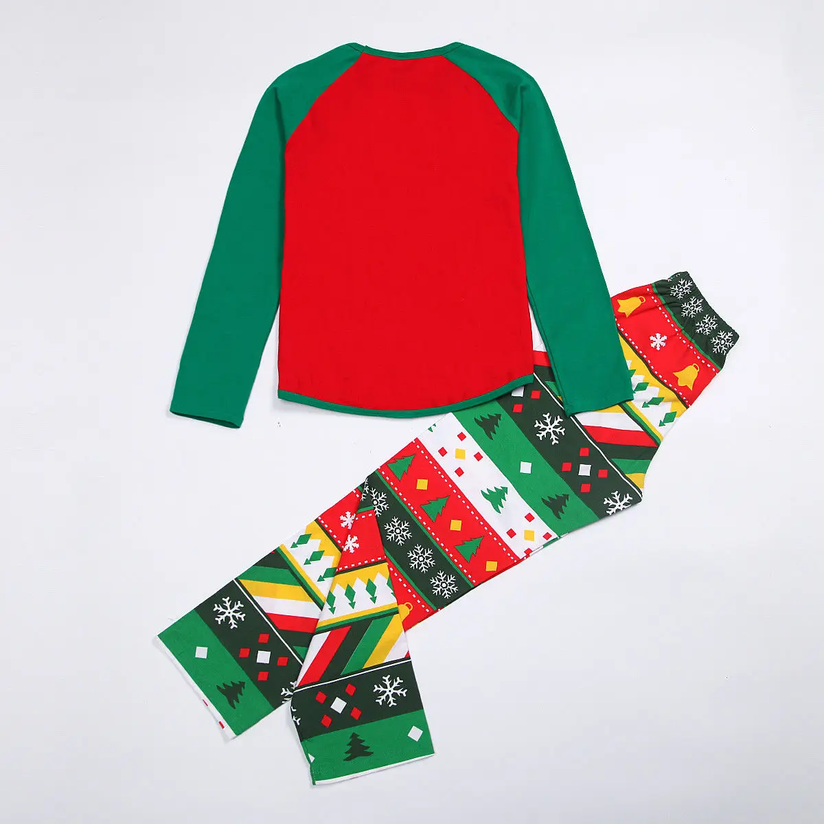 Рождественская семейная одежда для сна мужчин и женщин пижамный комплект с