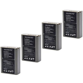 

4PCS 2200mAh BLN-1 PS-BLN1 BLN1 Digital Camera Battery For OLYMPUS E-M5 EM5 OMD OM-D E-P5 L15 E-M1 E-M5 II Battery