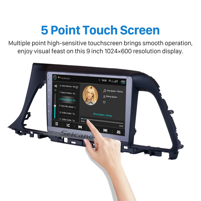Cheap Seicane Android 8.1 9" HD Touchscreen Car Stereo Radio GPS Head Unit For 2015 2016 2017 Hyundai Sonata Multimedia Player 2 Cheap Seicane Android 8.1 9" HD Touchscreen Car Stereo Radio GPS Head Unit For 2015 2016 2017 Hyundai Sonata Multimedia Player 2