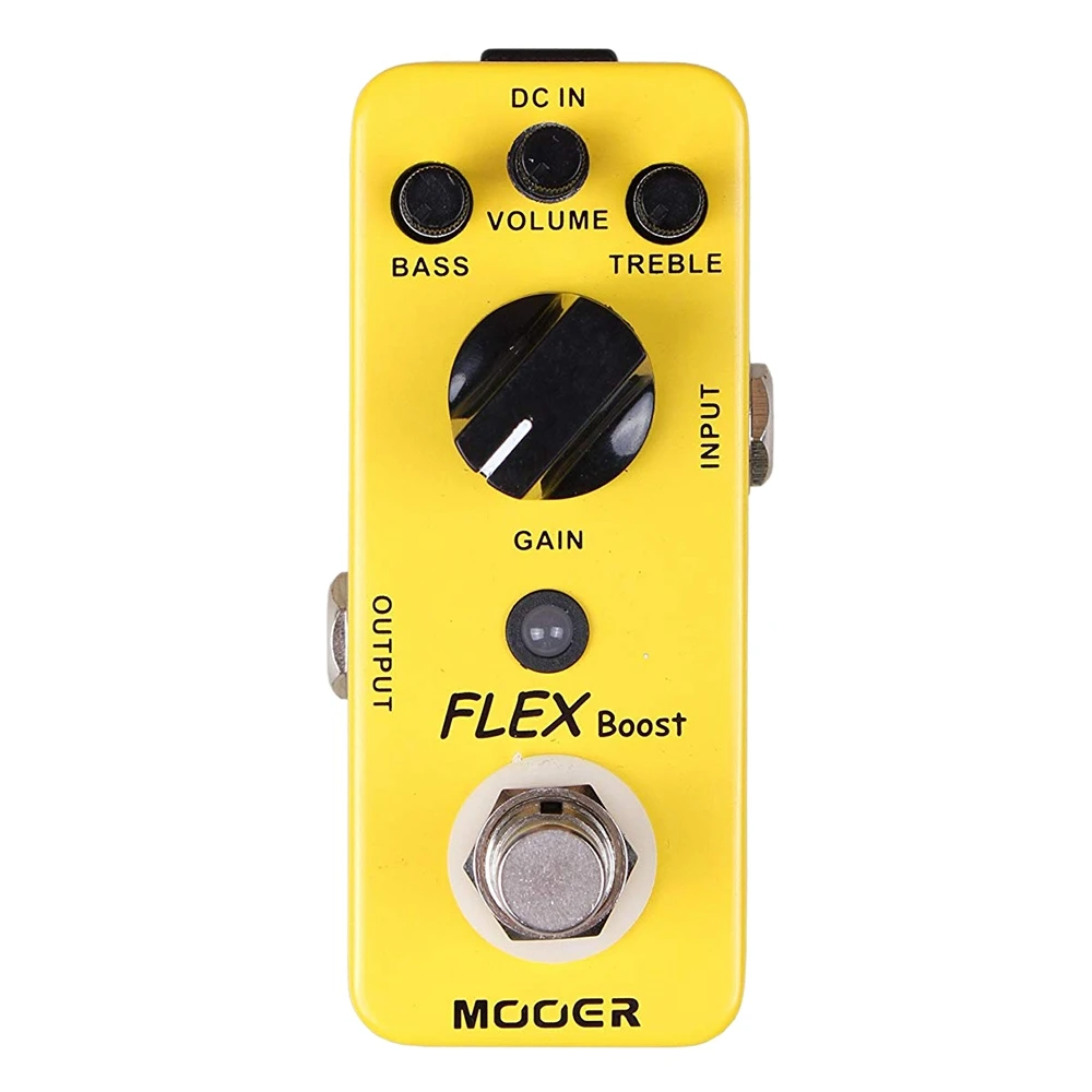 SEWS-Mooer Full Metal Shell Effects Wide Gain Range Flex Boost Guitar Effect Pedal True Bypass | Спорт и развлечения