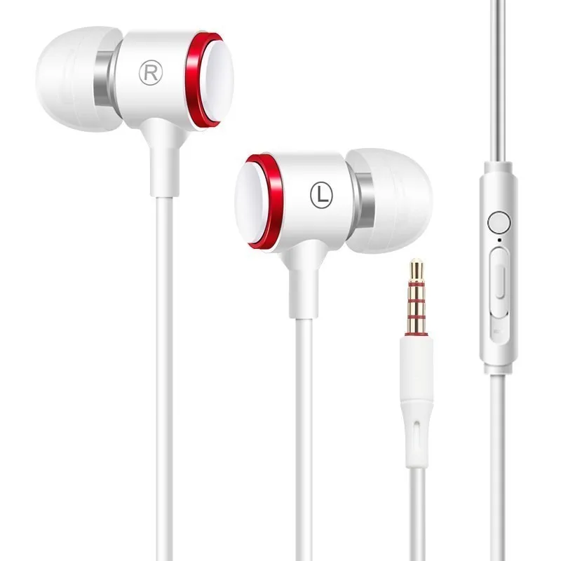 CHYI In Ear Wired Handsfree Earphone With Microphone Deep Bass Gaming Headset Sport Subwoofer Free Shipping Earbud For Huawei Mi |