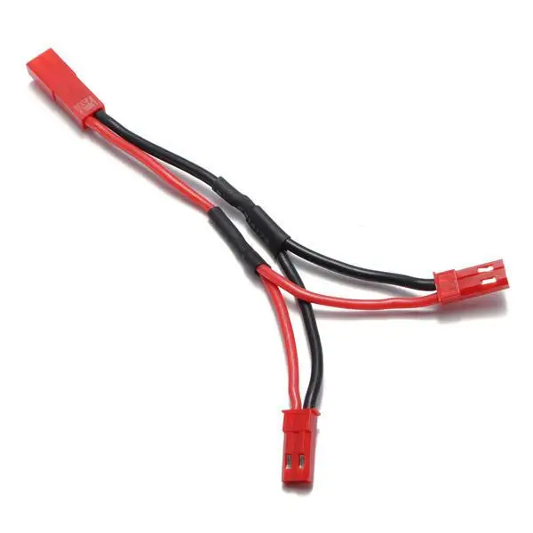 

RCtown JST Plugs 2-Male 1-Female 3 Plugs Connector Y Charging Wire Cable For RC Drone FPV Helicopter lipo Battery DIY