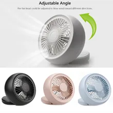 Портативный мини-уличный вентилятор USB Аккумулятор Источник питания низкий уровень шума регулируемый угол Настольный вентилятор Супер Лето вентилятор воздушного охлаждения вентилятор