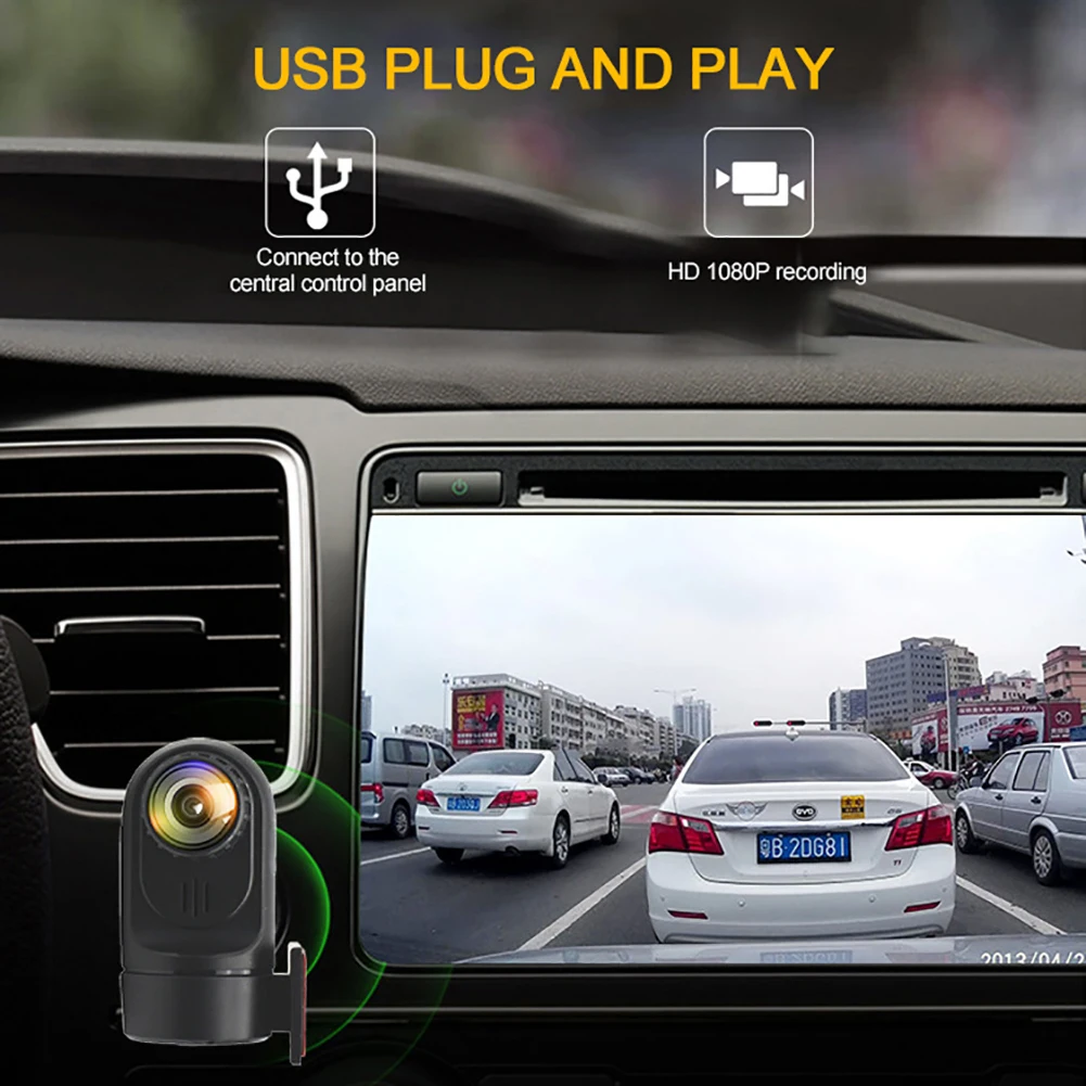 Автомобильный видеорегистратор пуля USB Android навигация HD звездный свет ночное