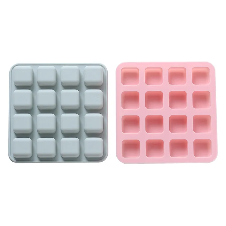 

16 Grids Small Cube 3D Shape Non-Stick Silicone Cake Mold for Baking DIY Jelly Muffin Mousse Ice-creams Chocolate Tool