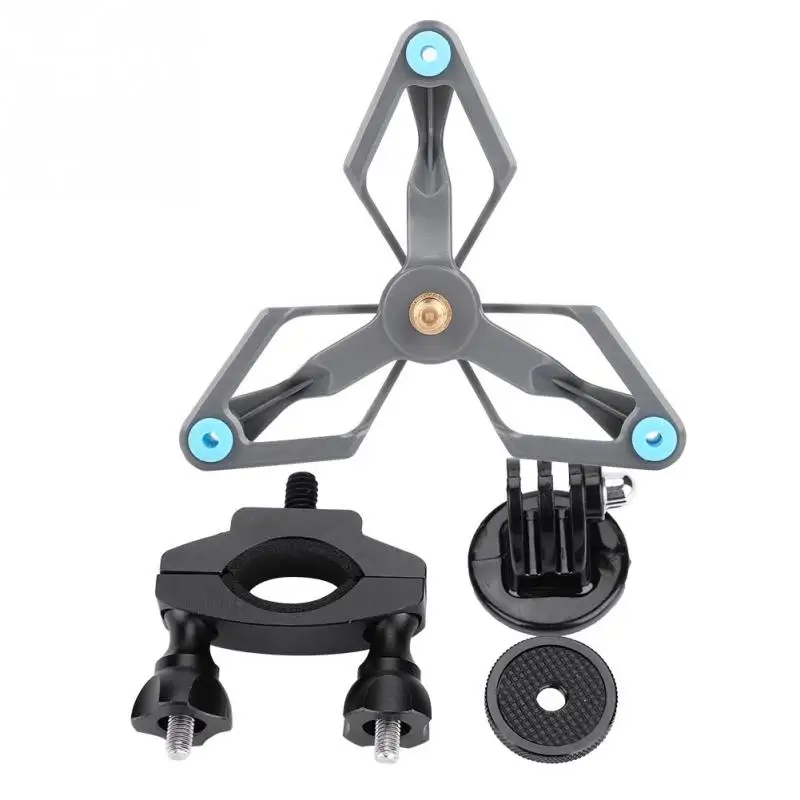 

Bike Shock Absorption Bracket Bicycle Computer Stopwatch Odometer Stand Mount Fixed Bracket 1/4 Interface for Gopro Camera