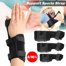 Фиксатор для левостороннего запястья, опорный ремень для пальцев, фиксатор для большого пальца, фиксатор для поддержки перелома, растяжения, артрита, травм