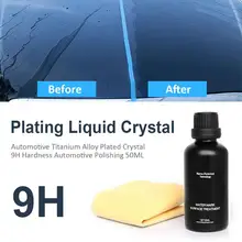 Покрытие жидкое стекло 50 мл 9H твердость полировка для автомобиля Мотоцикл уход за краской нано гидрофобное покрытие распылитель выбор сопла