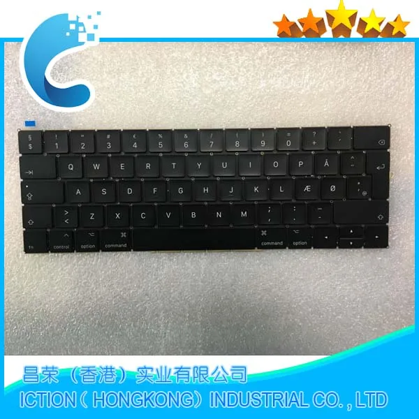 

Laptop Brand New A1989 Keyboard for Apple Macbook Pro Retina 13" A1989 Danish DK Denmark Danmark Standard 2018 Years