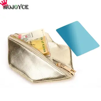 

ID Card Holder Clutch Women Leather Solid Gold Color Lips Coin Purse Wallet Bags Luxury bolsa feminina