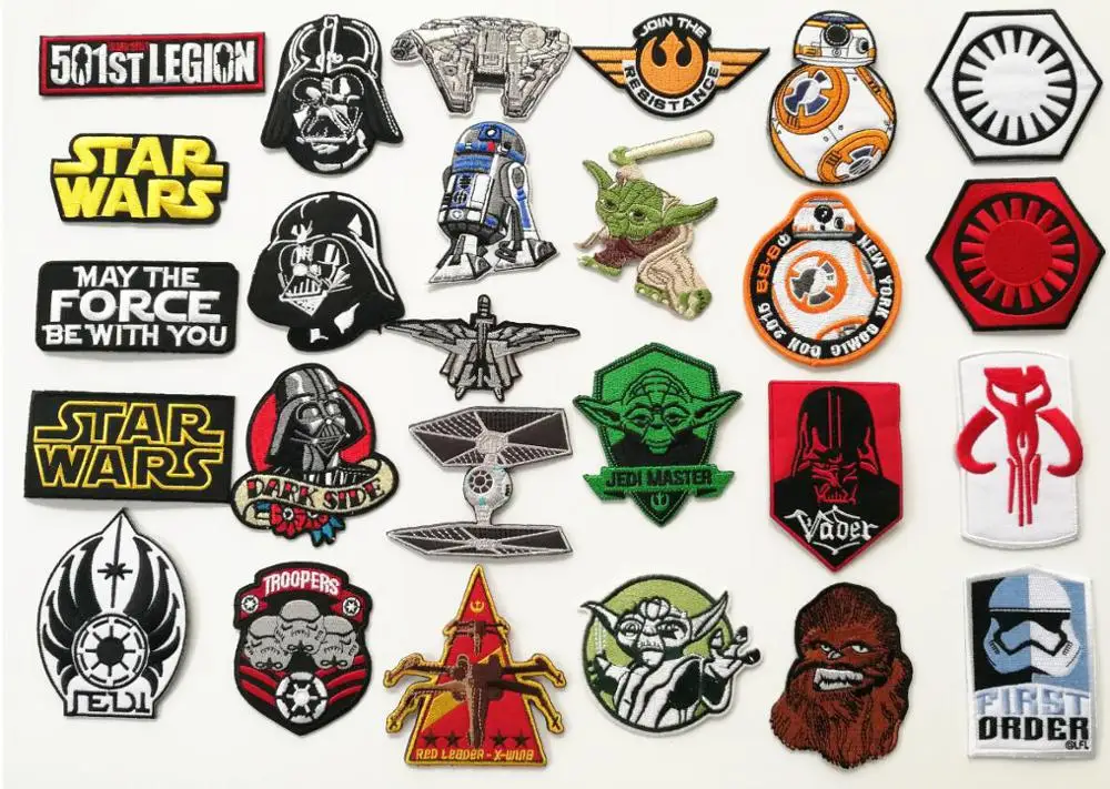 star wars iron on patches