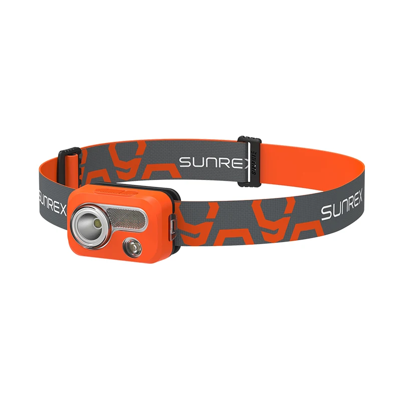 

SUNREX Youdo5 Headlamp 6 Modes IPX7 Waterproof Headlamp 215LM Far Near Distance Red Light Outdoor Hiking Camping Headlamp