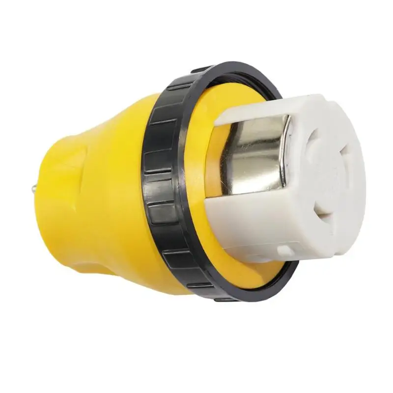 

RV Electrical Locking Adapter 15A Male to 50A Female Locking Plug Connector 2019 New Hot Sale
