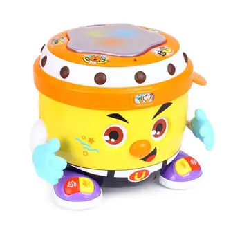 

Kids Infant Baby Music DJ Bongo Puzzle Pat Toy Baby Hand Drum Toy Music Drum Early Education Puzzle Pat Drum