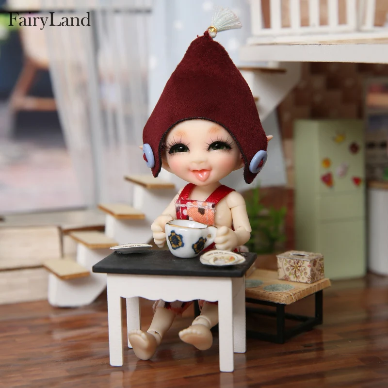 Realpuki Sira BJD Dolls 1/13 Long Ears Smile Fun Unique Quirky High Quality Toy For Girls Best Gifts FL Fairyland