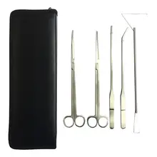 5 шт./упак. инструменты для аквариума Kit масляный бак водное растение высокое качество Пинцет Ножницы Нержавеющая сталь обслуживание инструмента