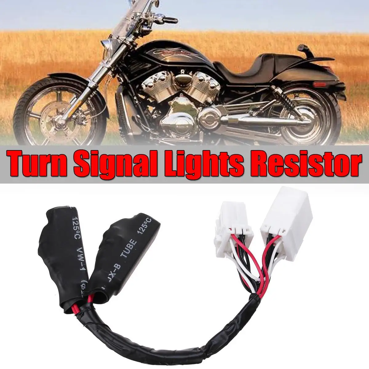LED Load Blinker Motorcycle Turn Signal Lights Resistor Plug For