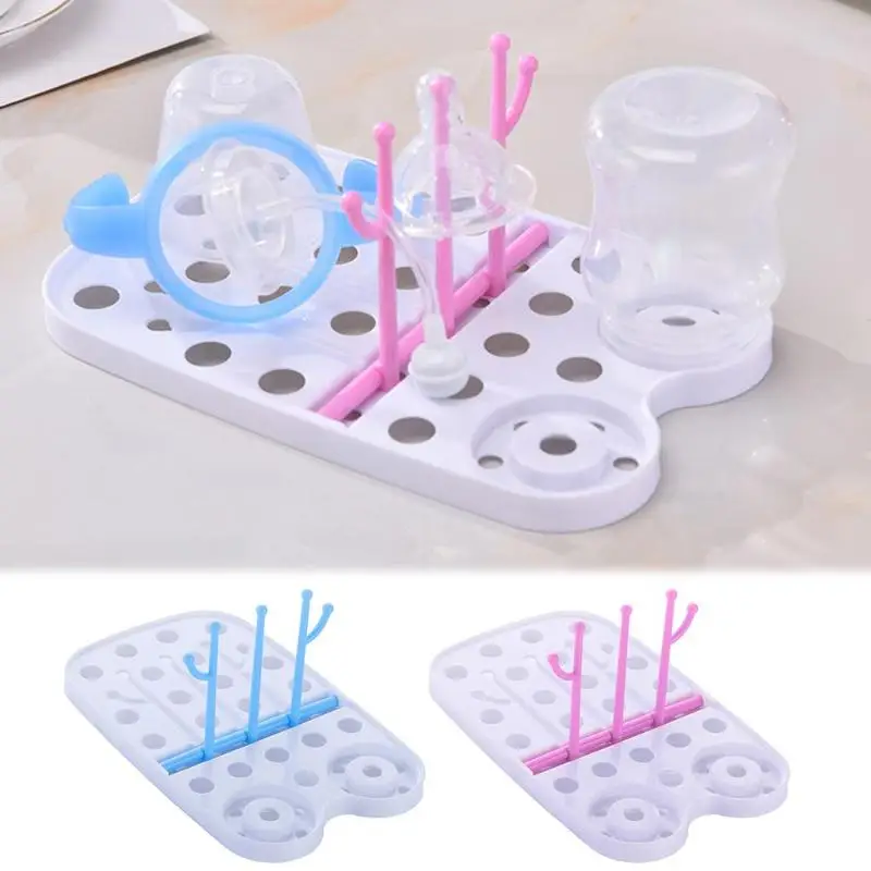 

Milk Bottles Drying Rack Baby Feeding Bottles Cleaning Dryer Cup Holder Baby Cleaning Feeding Dryer Drainer Storage Nipple Shelf