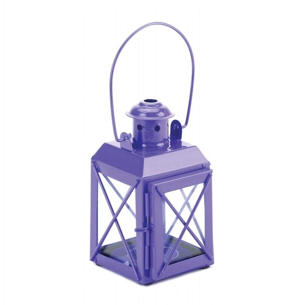 Mini Crisscross Candle Lamp Purple | Дом и сад