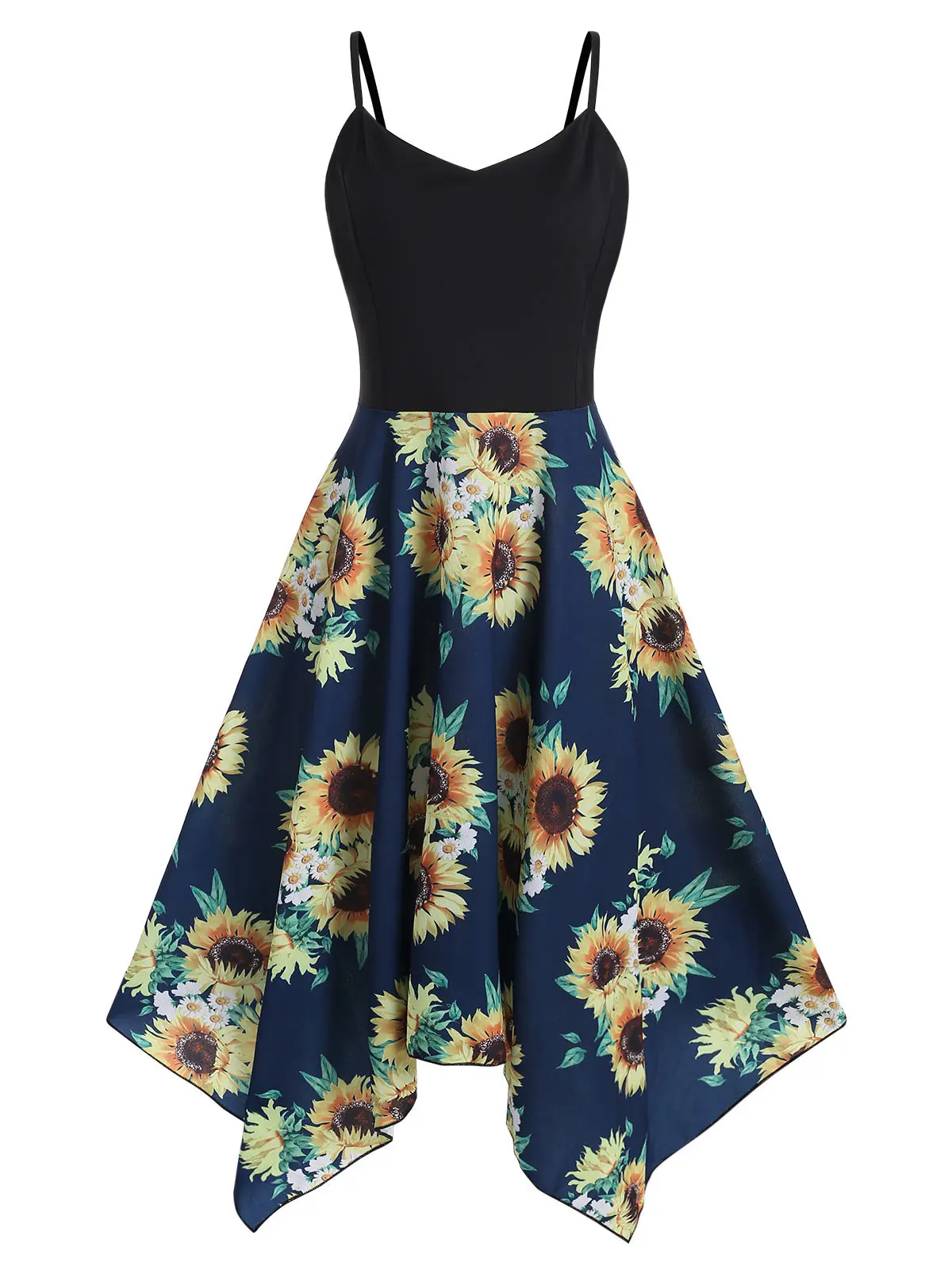 midi handkerchief dress