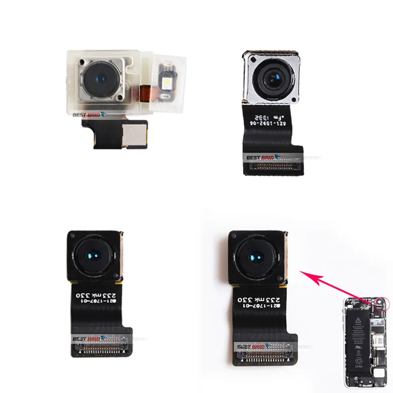 

1pcs Test Back Rear Camera Module Flex Cable Ribbon For iPhone 5 5S 5C Rear Camera Main Big Cam