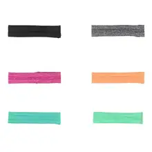 Бег Баскетбол силиконовый тюрбан спорт, Йога на улице головная повязка Нескользящая эластичная Спортивная Повязка Стильная и красивая