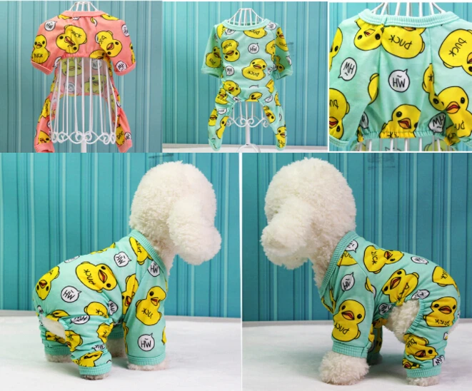 

Dog Pajamas Cotton Dog Clothes Chihuahua Yorkie Puppy Clothing for Dog Jumpsuit