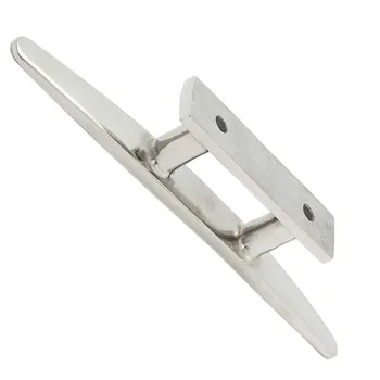 

Hardware 4" Deck Rope Tie Low Flat Cleat 316 Stainless Steel 2 Hole