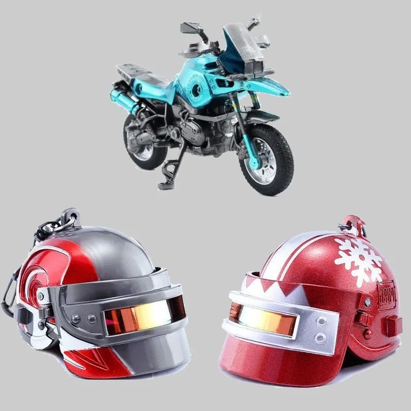  PUBG Game Playerunknown's Battlegrounds Cosplay Props Christmas Level 3 Helmet Armor Motorcycle Key