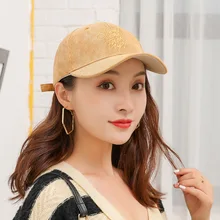 Осень/Зима, бейсбольная кепка для взрослых, новинка, вышивка, одноцветная, Вельветовая Кепка, для мужчин и женщин, Джокер, для пар