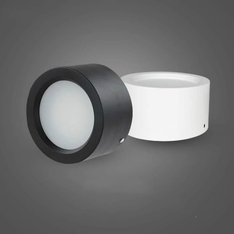 

DE.SOUL 7W / 9W / 12W / 18W Round LED Panel Light Surface Mount LED Ceiling Light Downlight AC85-265V LED Driver