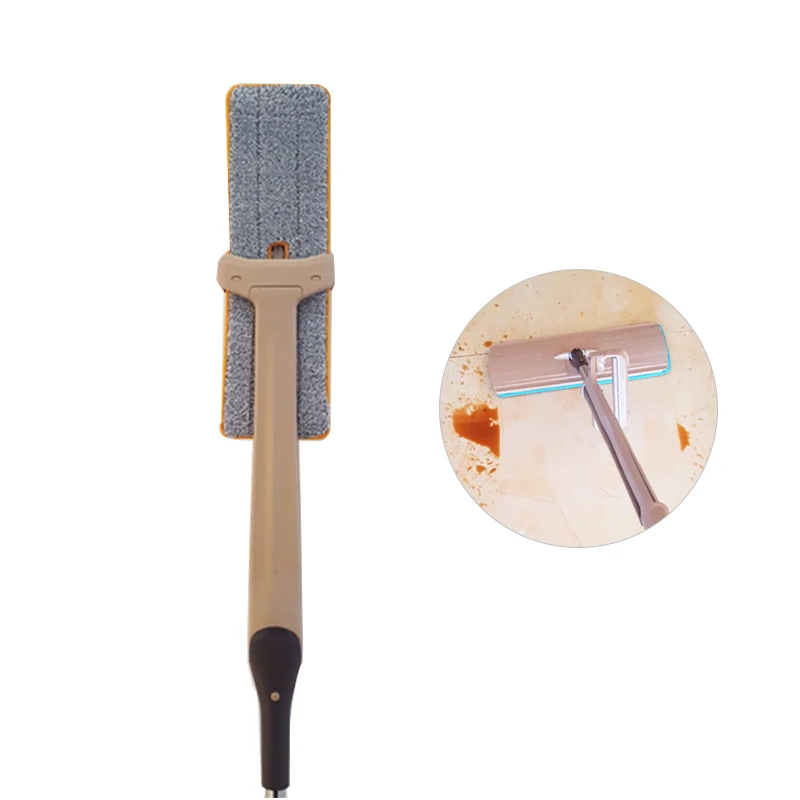 Инструмент для уборки пола для гостиной, кухни, самоотжимная двухсторонняя плоская швабра, не ручная, телескопическая, удобная ручка швабры