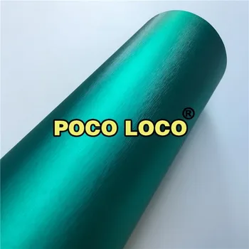 

Metallic Tiffany Blue Brushed Aluminium Satin Chrome Car Vinyl Wrap Film Width 152cm Furniture Sheet Glass Windows Gift Boxes.