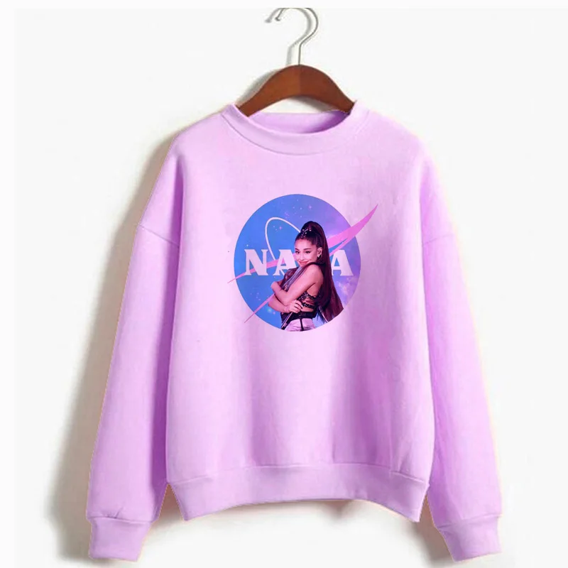 Ariana Grande Crewneck Space Sweathirt женские 7 колец толстовки с длинным рукавом Одежда с музыкальными принтами Топ женские толстовки пуловер