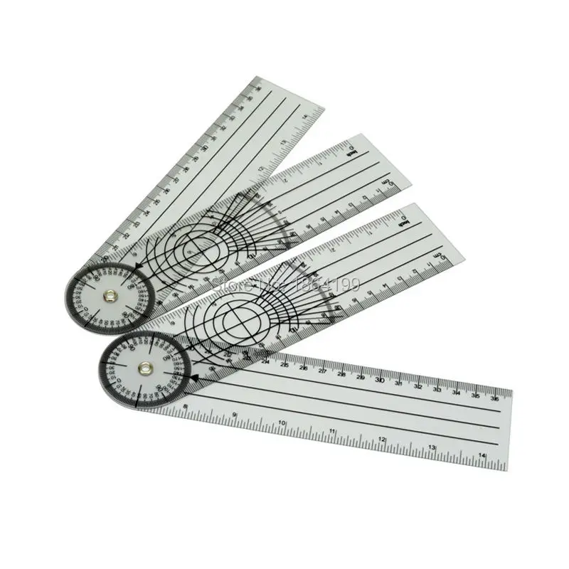 

1pcs 360 Degree Measuring Tool Spinals Goniometer Protractors Multi-Ruler Goniometer Angle Medical Spinal Ruler Professional