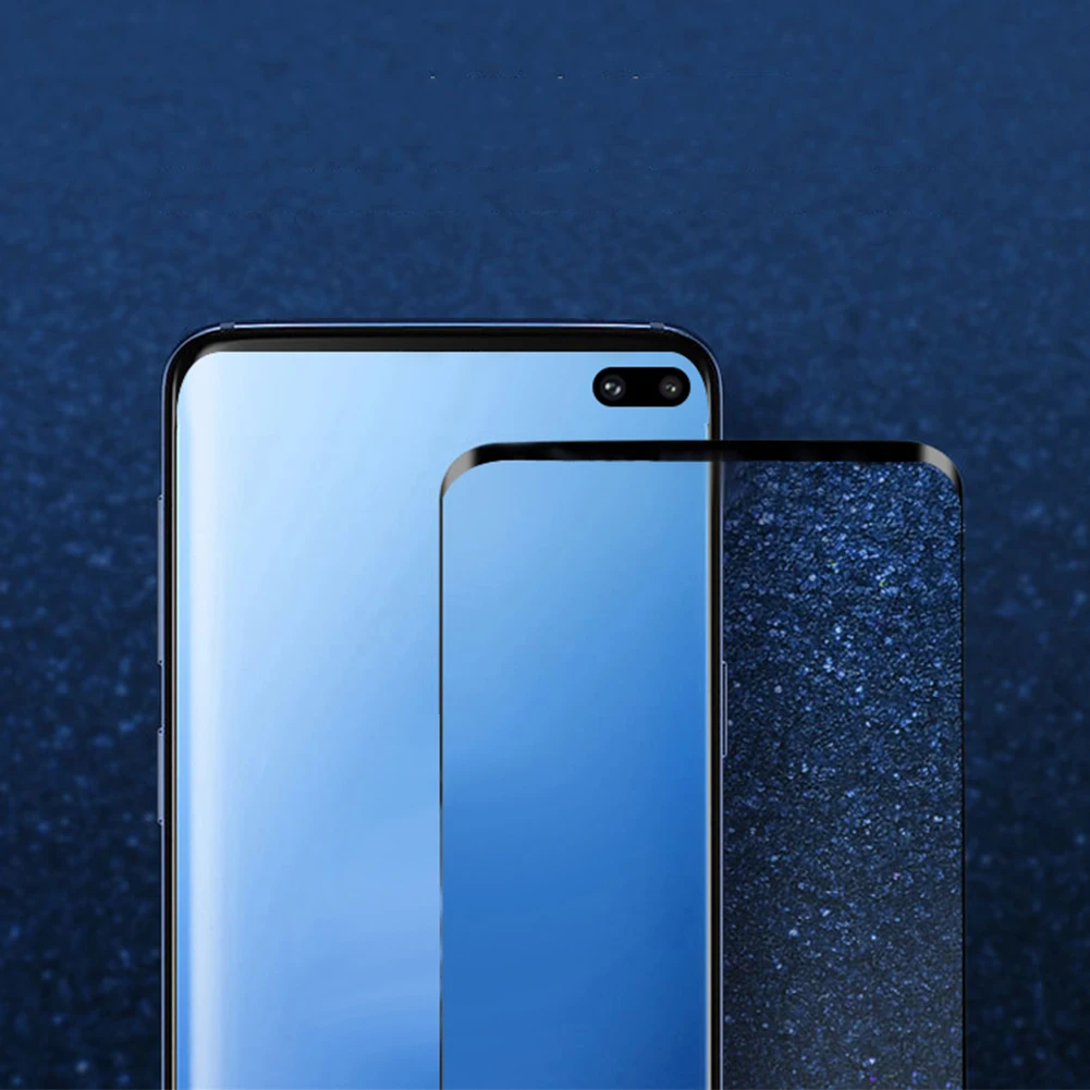 Ультразвуковая Защита для экрана из закаленного стекла Samsung Galaxy S10 Plus 3D изогнутая