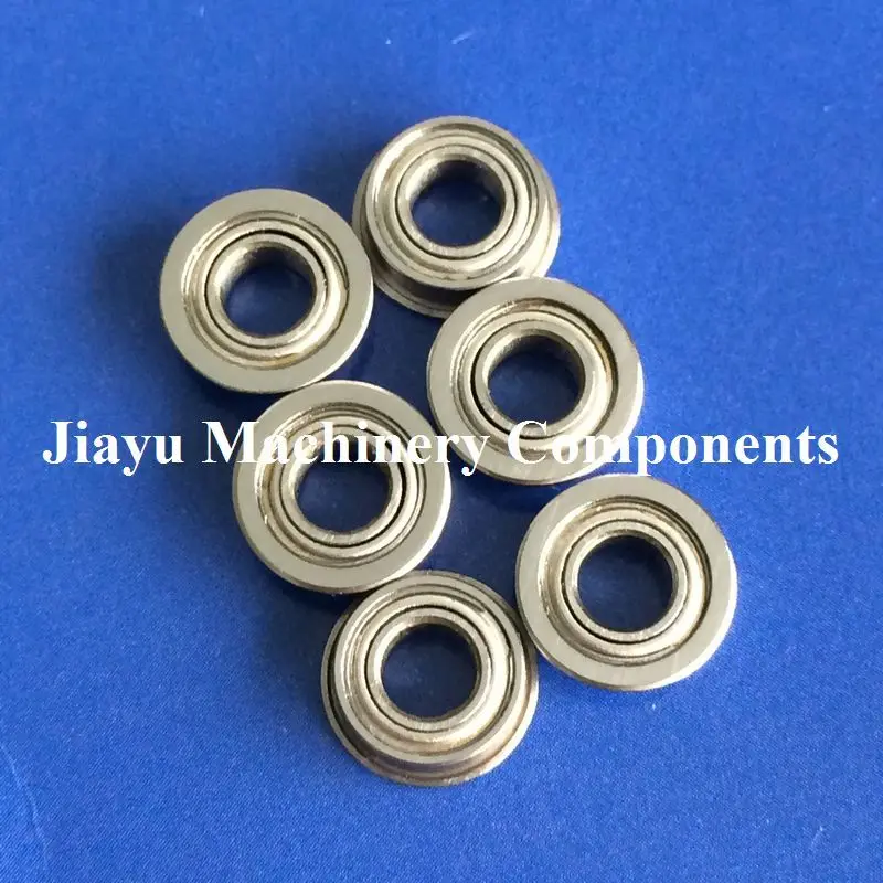 

Free Shipping 10 PCS MF84ZZ Flanged Bearings 4x8x3 mm Flange Ball Bearings LF-840ZZ