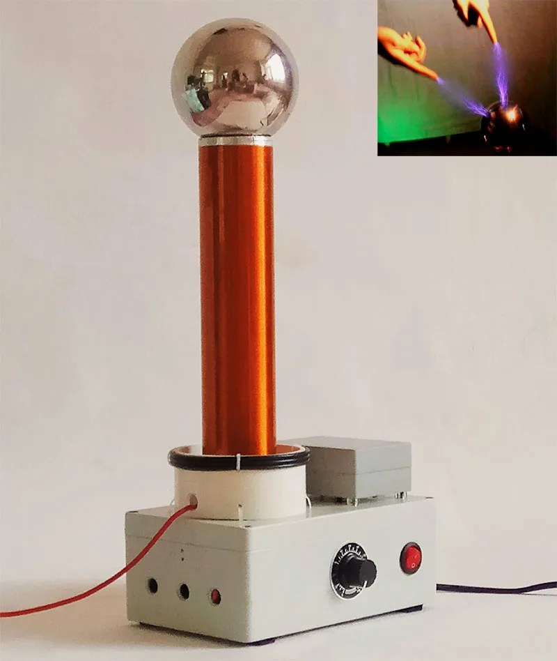 

Demonstration of High Frequency AC Wireless Transmission Principle of Tesla Coil Spark Gap Lightning electronics diy kit