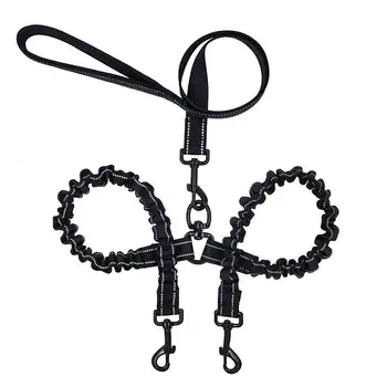 

Double Dual Dog Leash,No Tangle Dog Lead With Padded Handle For Two Dogs