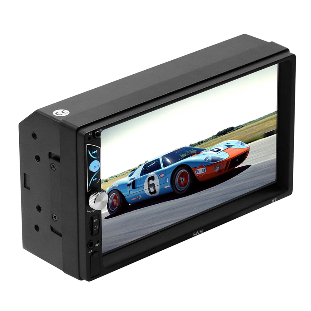 

2 Din MP5 Auto Media Player USB Bluetooth Audio Video Player Android 8.1 for IOS HD 7" Touch Screen Stereo Radio