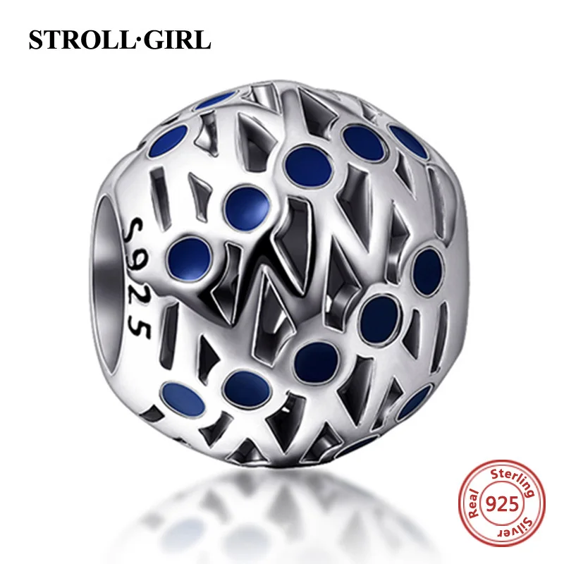 

2017 New 925 sterling silver Fit Authentic Pandora Bracelet Antique color Enamel Charms Beads DIY Jewelry Making for women Gifts