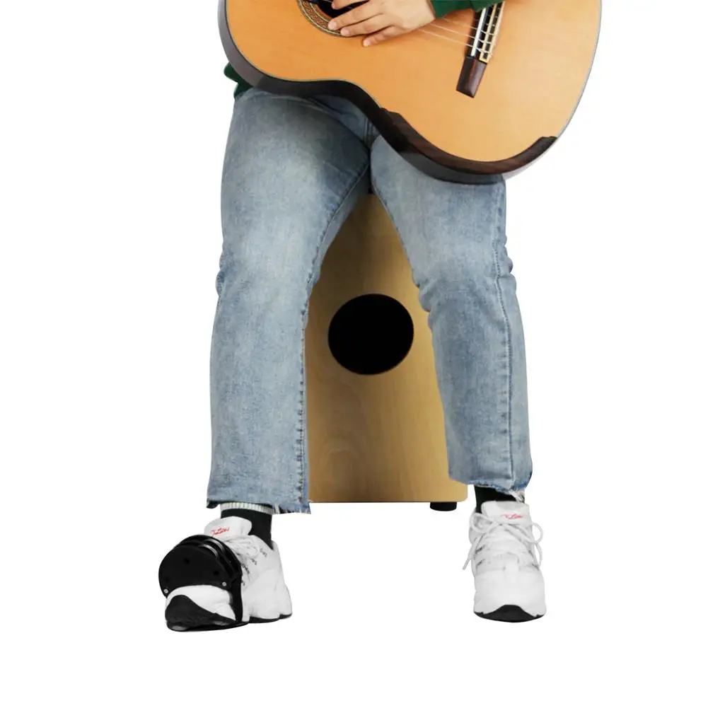 Перкуссионные инструменты Foot Jingle Тамбурин эллиптический ящик Cajon аксессуары для