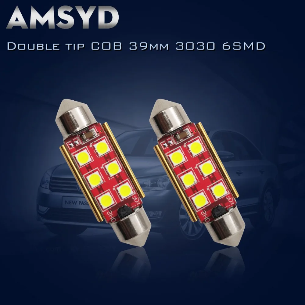 4 pcs of 39mm festoon light led bulbs Car Reading Light Led Canbus