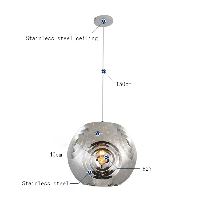 Подвесной светильник Лофт подвесной Современный теплый свет Led Hanglamp кухонный
