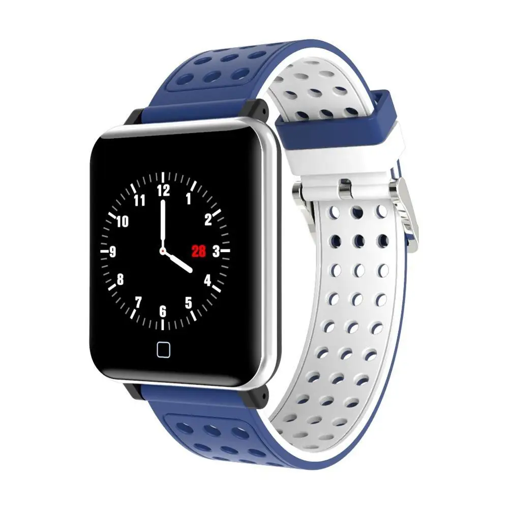 

Newest Waterproof Sports Smart Bracelet Wristband Heart Rate Sleep Monitor Pedometer For IOS Android System Gift